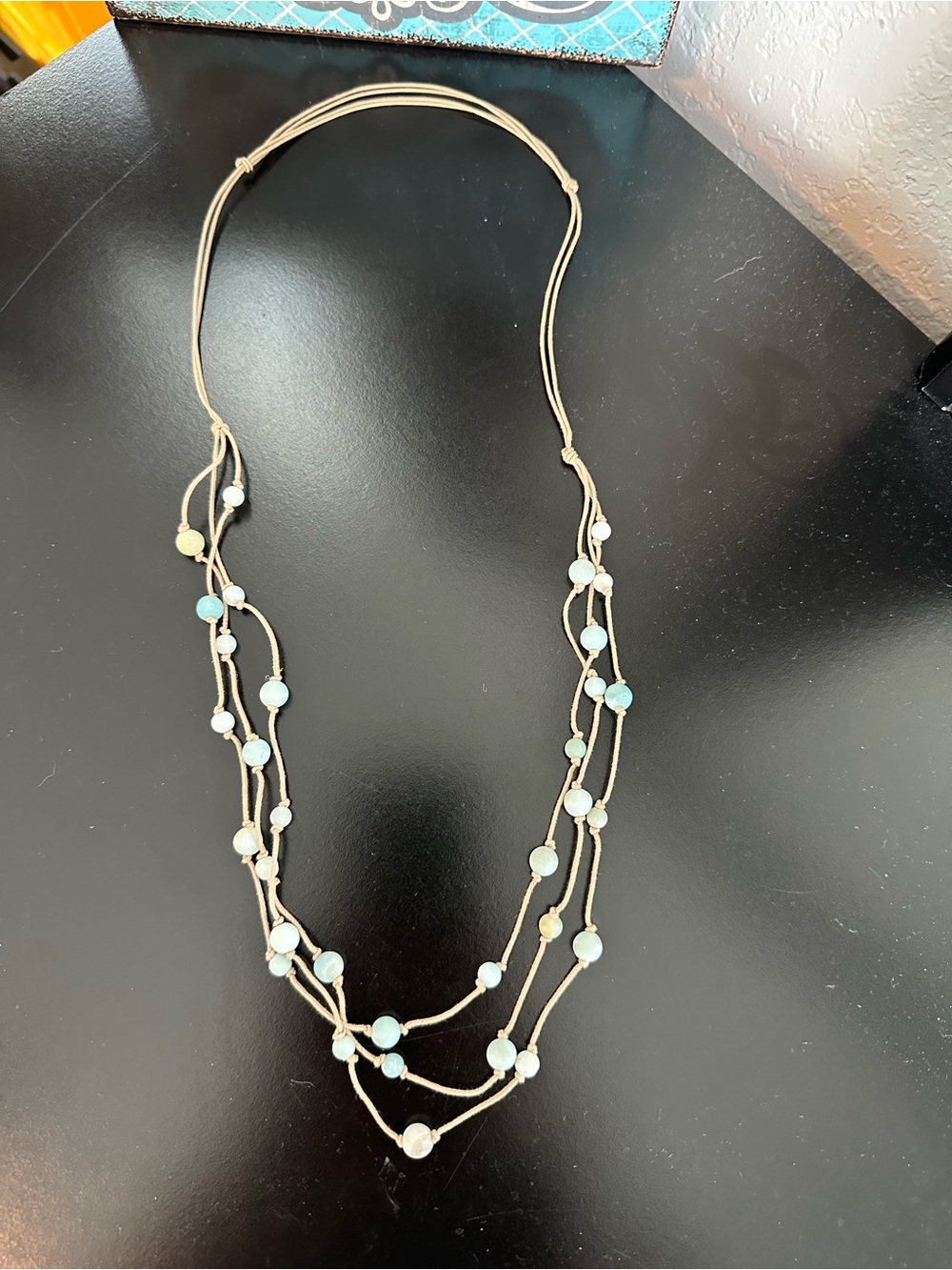 Talbot’s Multi-Strand Blue Bead Women’s Necklace